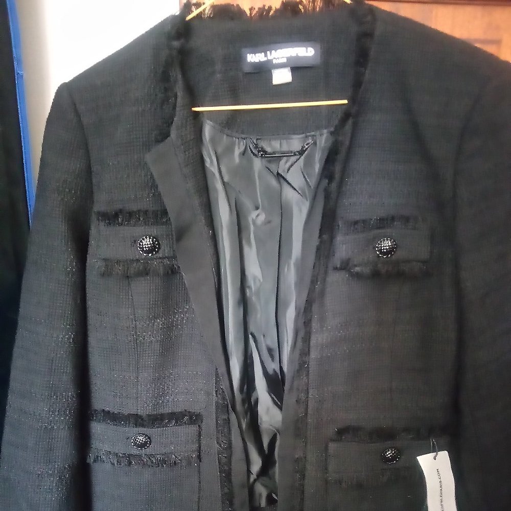 Black Karl Lagerfeld blazer/jacket